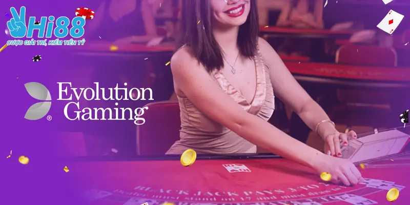 Trò chơi Blackjack tại Evolution casino tại Hi88