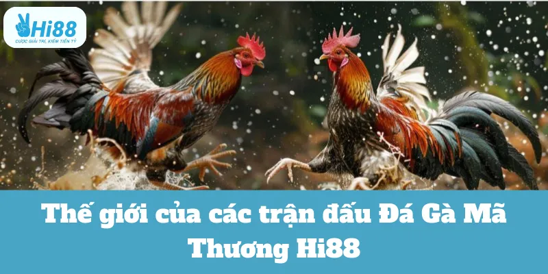 Thế giới của các trận đấu Đá Gà Mã Thương Hi88
